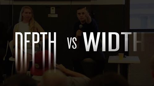 depth vs width